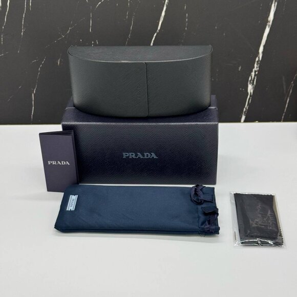 NEW AUTHENTIC PRADA CASE FOR EYEWEAR , BLACK HARD CASE FOR EYEWEAR - Picture 1 of 6